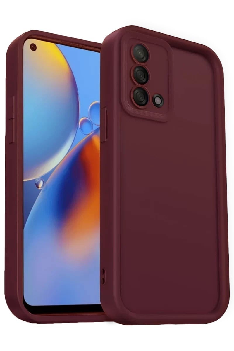 Mey İthalat®   A74 4G Kılıf Viera Silikon - Bordo