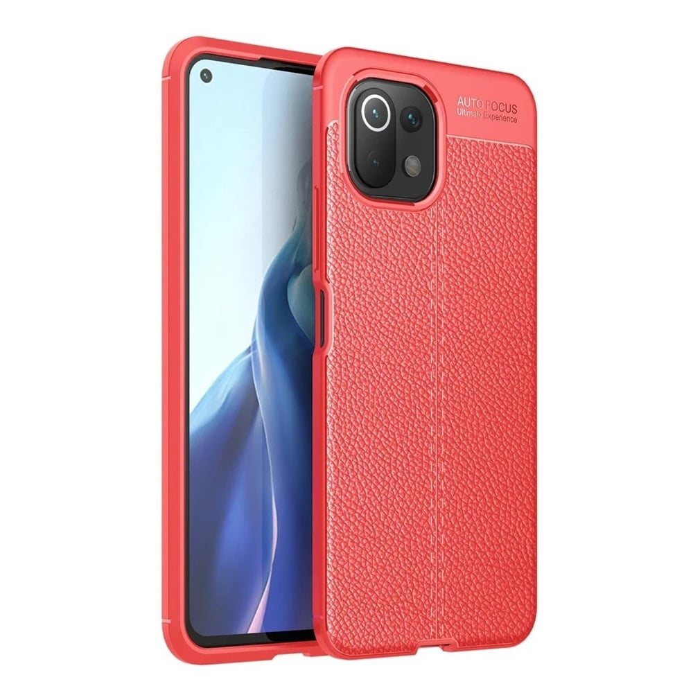 Mey İthalat®   Mİ 11 Lite Kılıf Auto Focus Kapak - Kırmızı