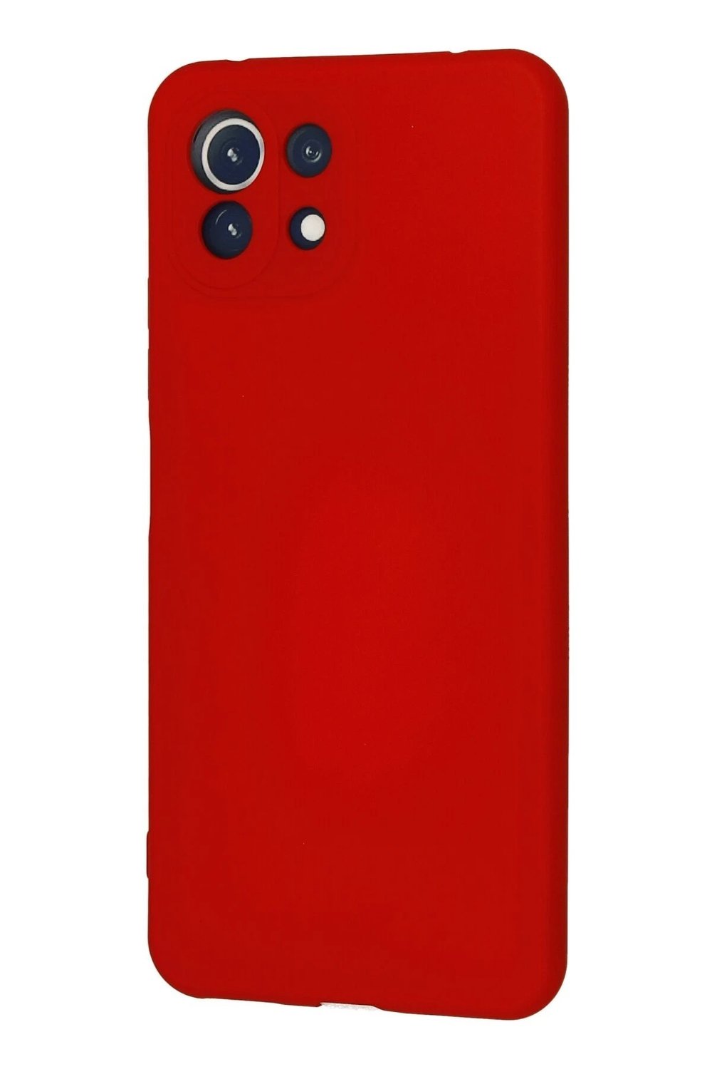 Mey İthalat®   Mİ 11 Lite Kılıf Nano içi Kadife Silikon - Kırmızı