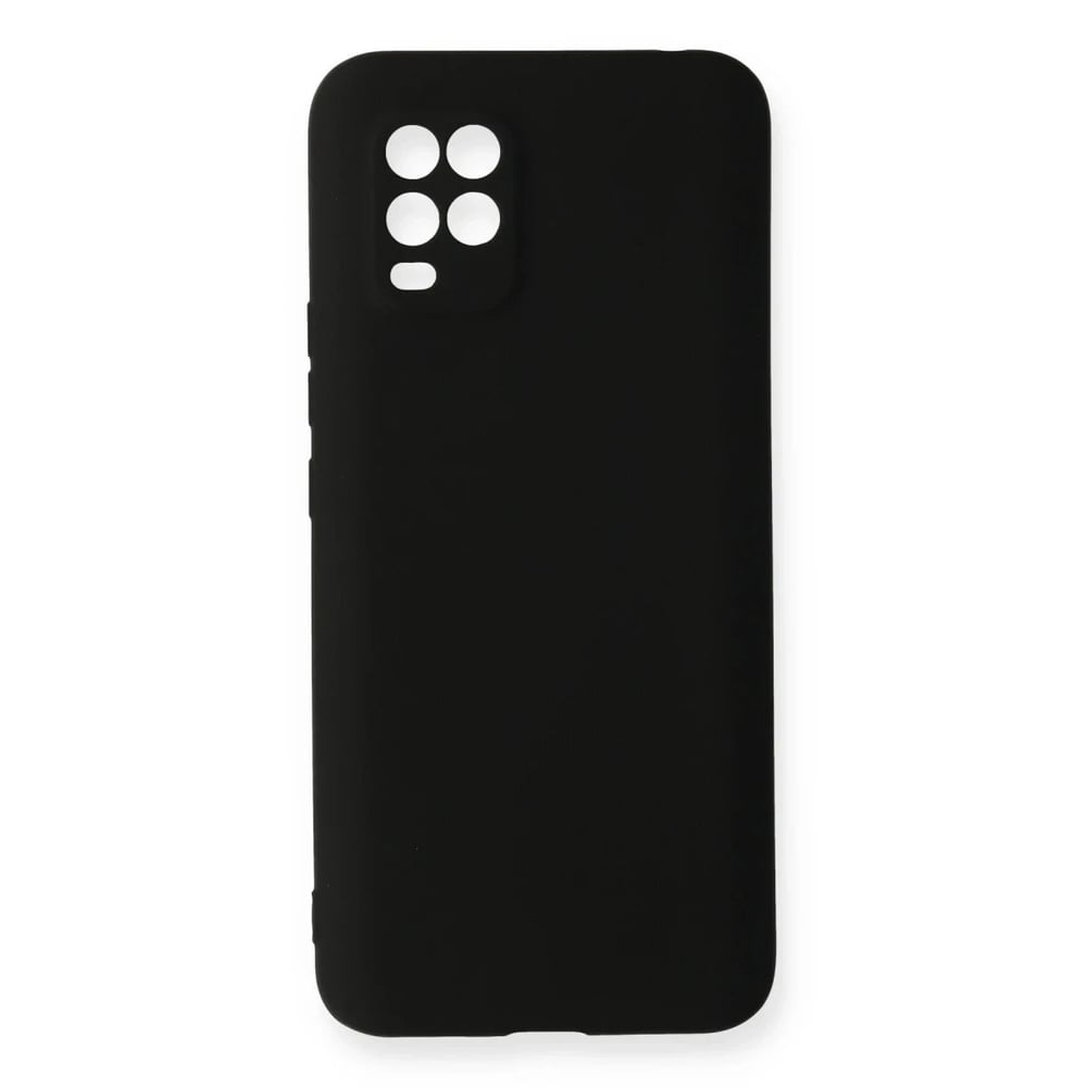 Mey İthalat®   Mi 10 Lite Kılıf First Silikon - Siyah