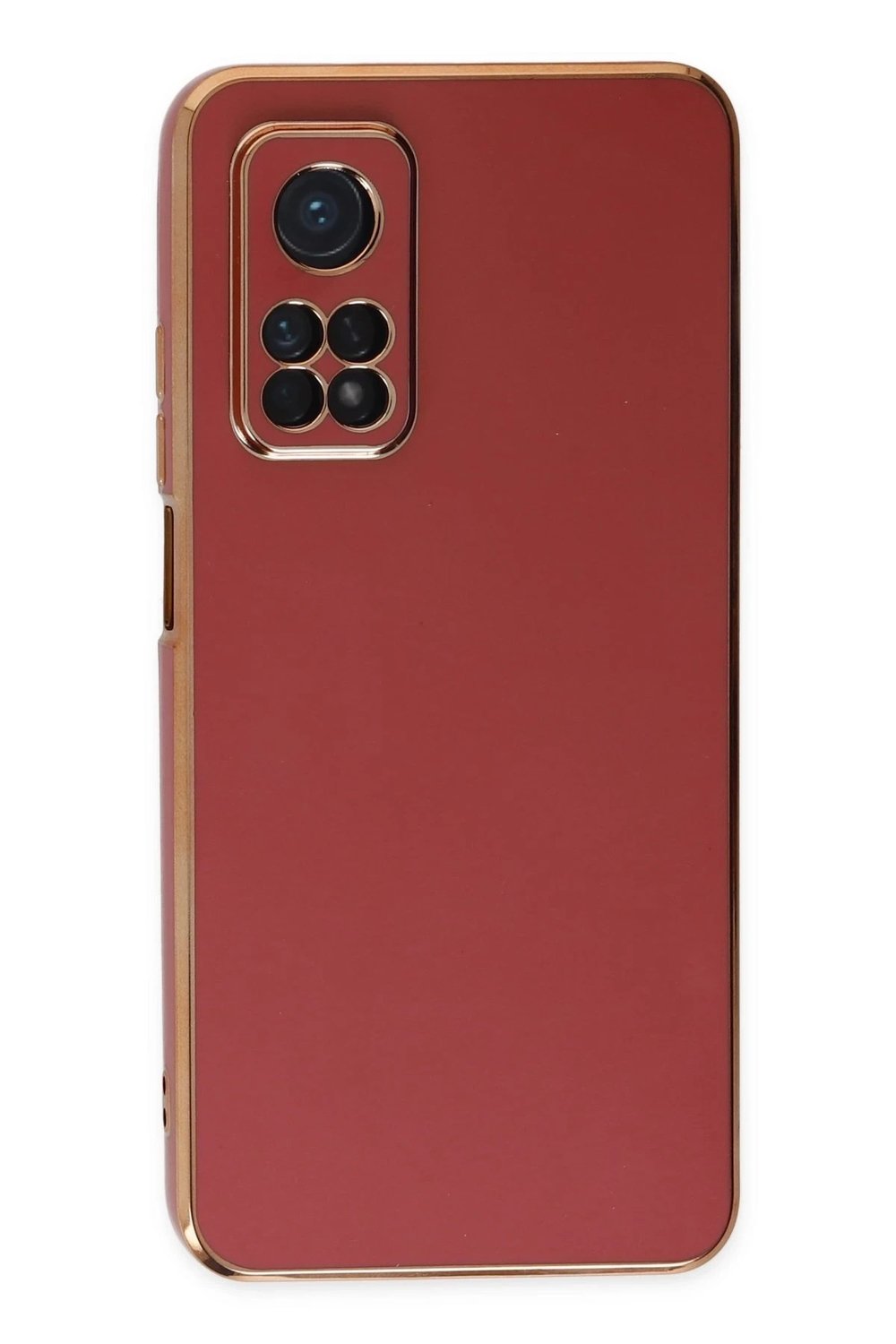 Mey İthalat®   Mi 10T Kılıf Volet Silikon - Kırmızı