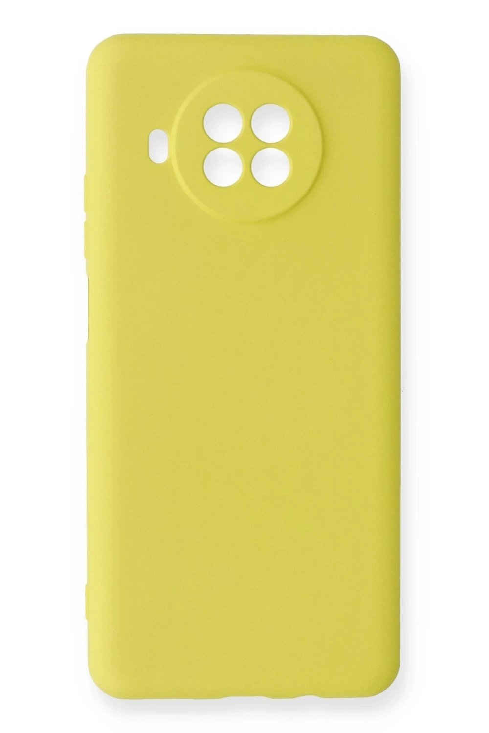 Mey İthalat®   Mi 10T Lite Kılıf Nano içi Kadife Silikon - Sarı