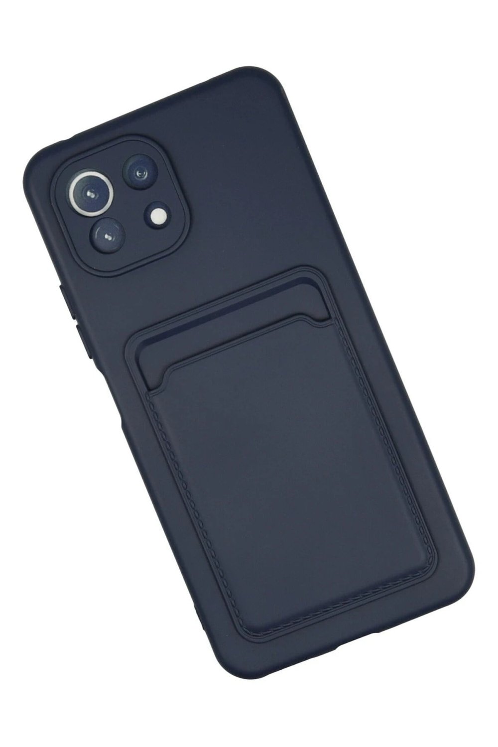 Mey İthalat®   Mi 11 Kılıf Kelvin Kartvizitli Silikon - Lacivert