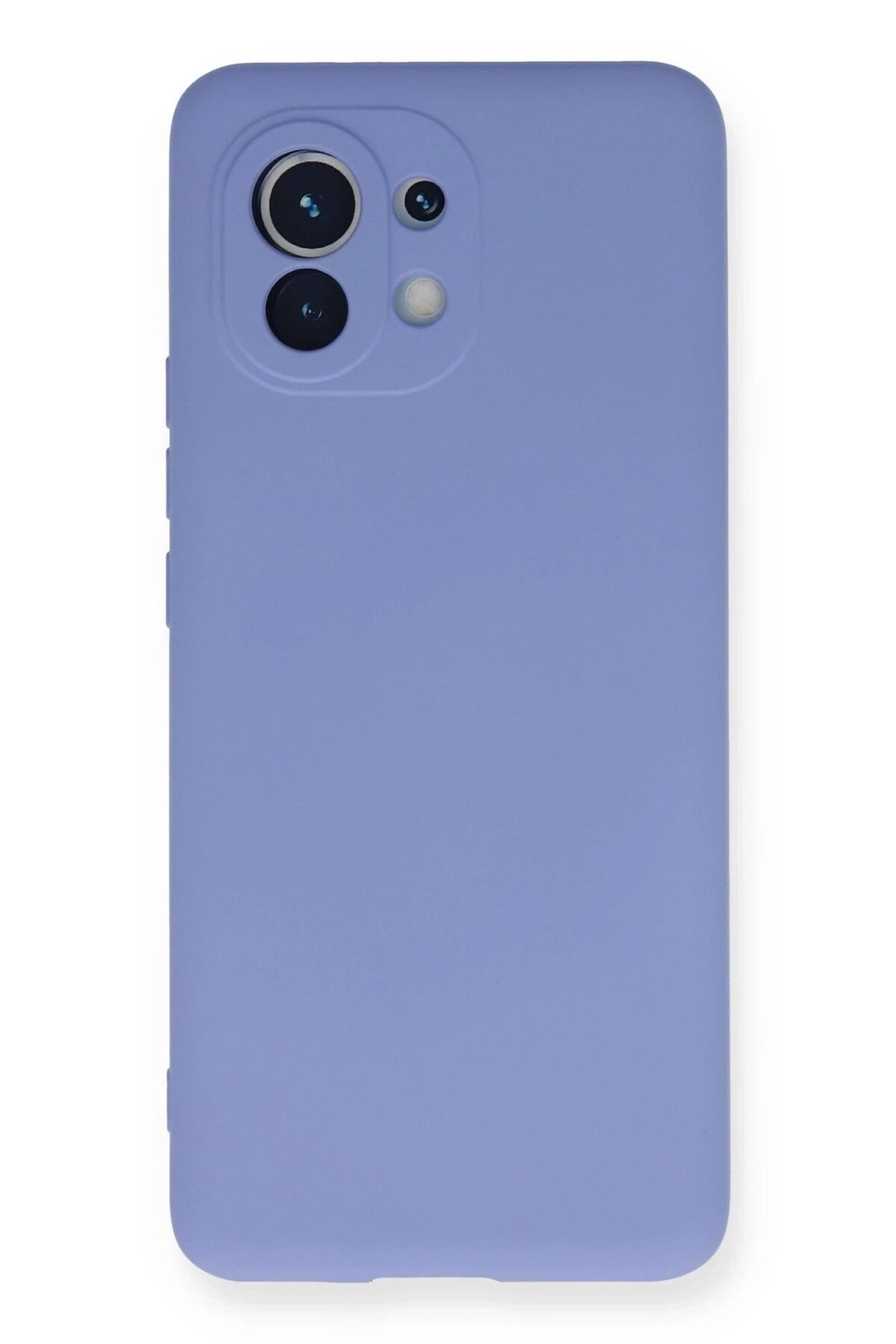 Mey İthalat®   Mi 11 Kılıf Nano içi Kadife Silikon - Lila