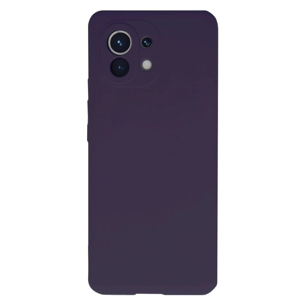 Mey İthalat®   Mi 11 Kılıf Nano içi Kadife Silikon - Mor