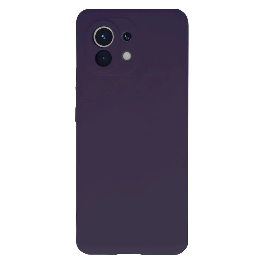 Mey İthalat®   Mi 11 Kılıf Nano içi Kadife Silikon - Mor