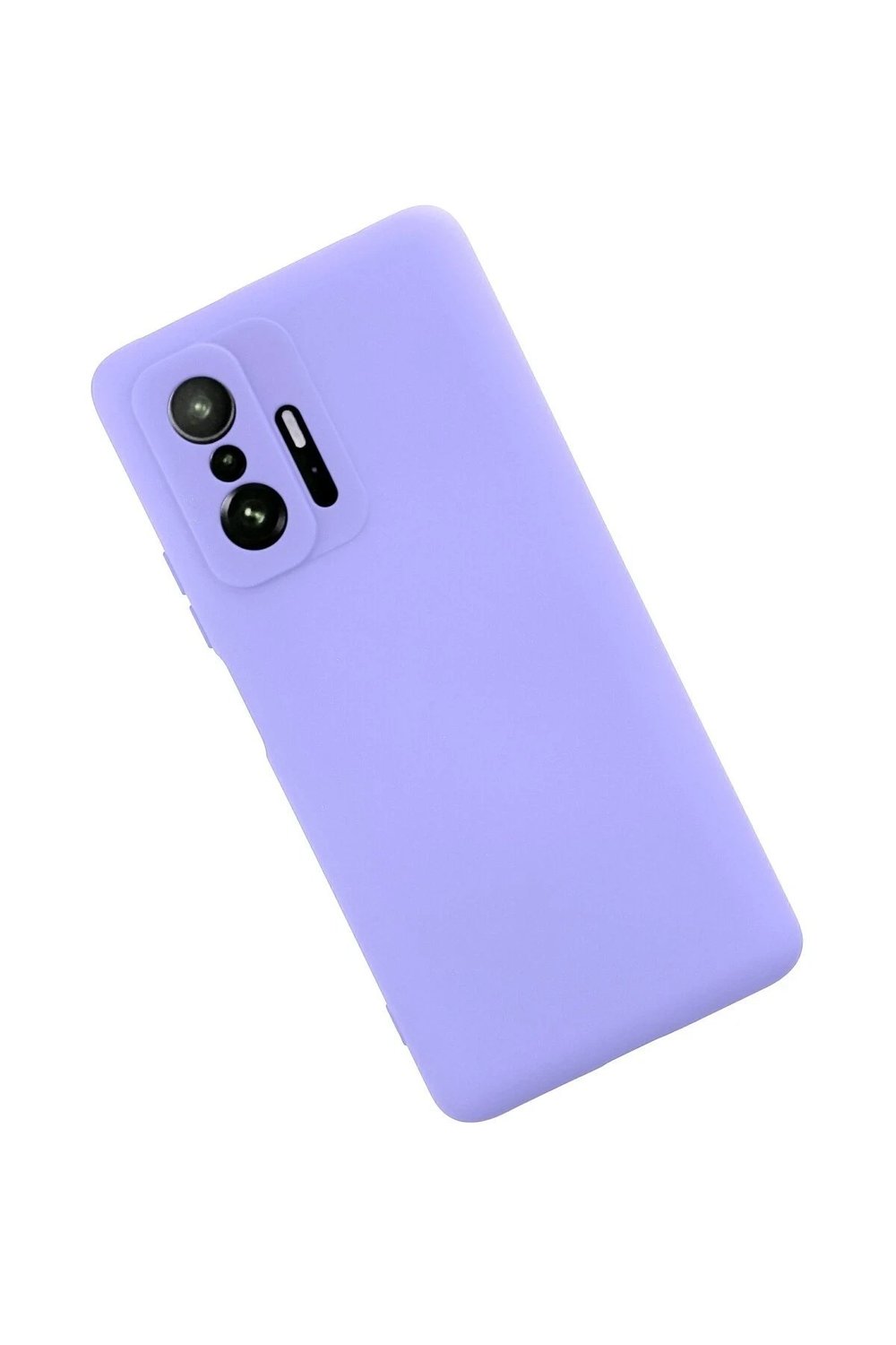 Mey İthalat®   Mi 11T Pro Kılıf Nano içi Kadife Silikon - Lila