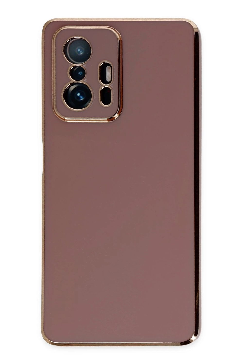 Mey İthalat®   Mi 11T Pro Kılıf Volet Silikon - Kırmızı