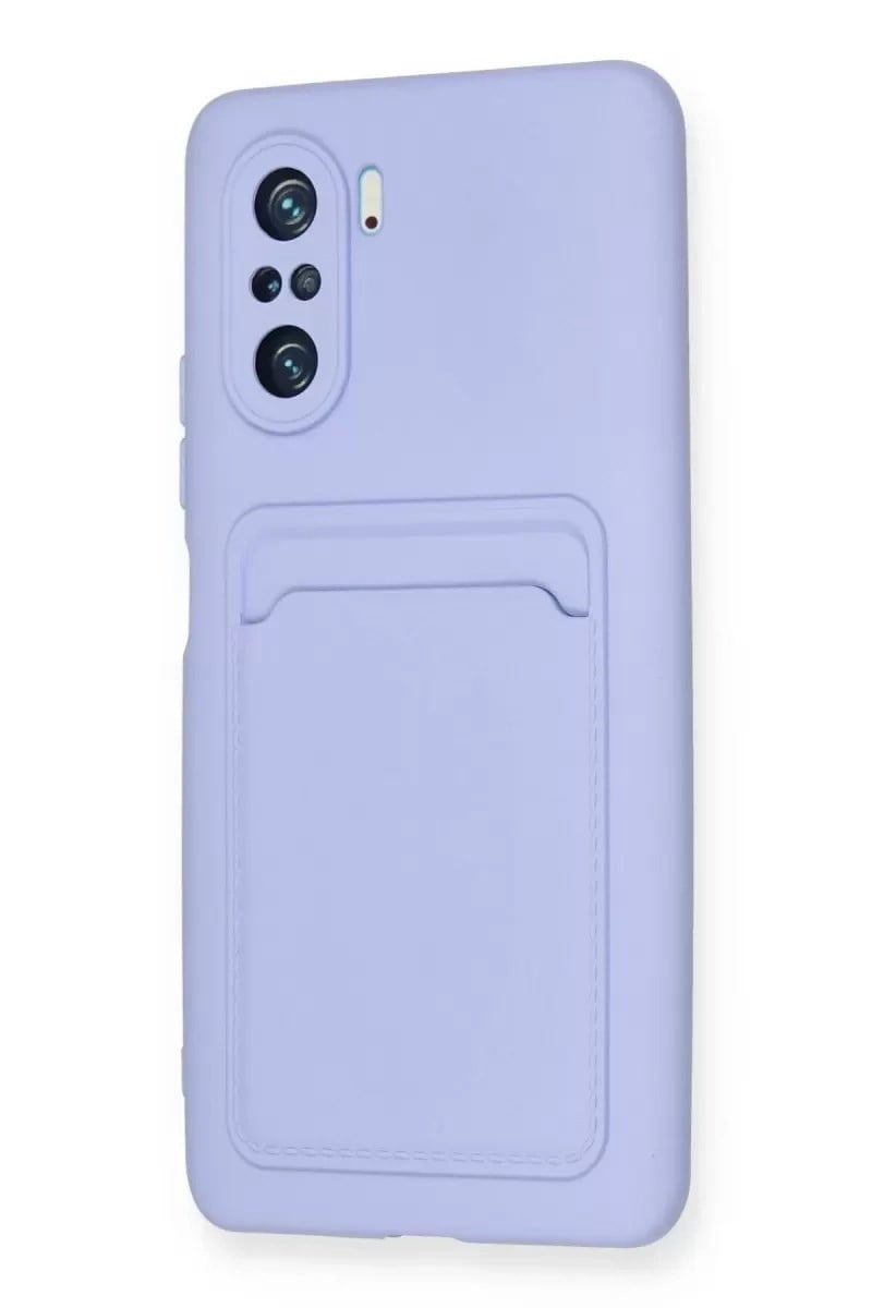 Mey İthalat®   Mi 11i Kılıf Kelvin Kartvizitli Silikon - Lila