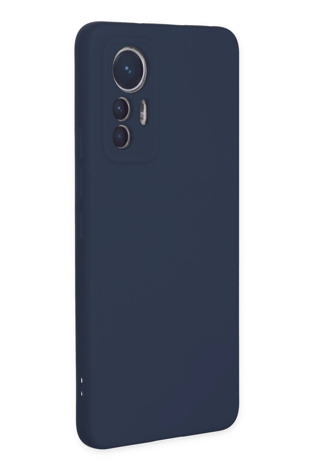 Mey İthalat®   Mi 12 Lite Kılıf Nano içi Kadife Silikon - Lacivert