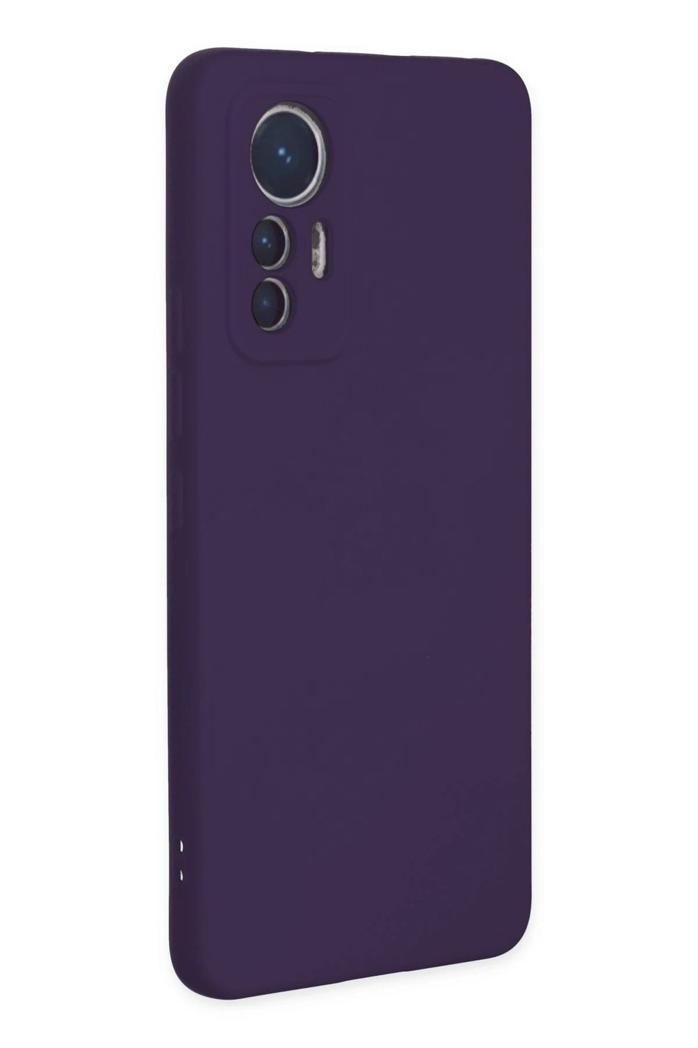 Mey İthalat®   Mi 12 Lite Kılıf Nano içi Kadife Silikon - Mor