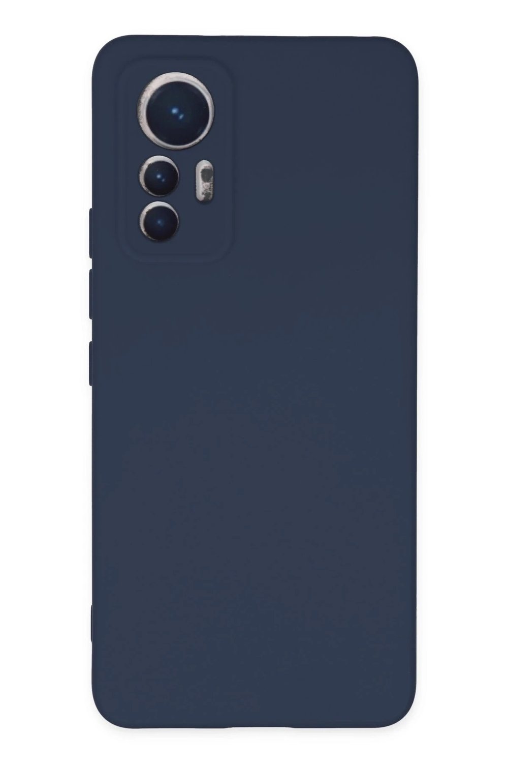 Mey İthalat®   Mi 12 Lite Kılıf Nano içi Kadife Silikon - Lacivert