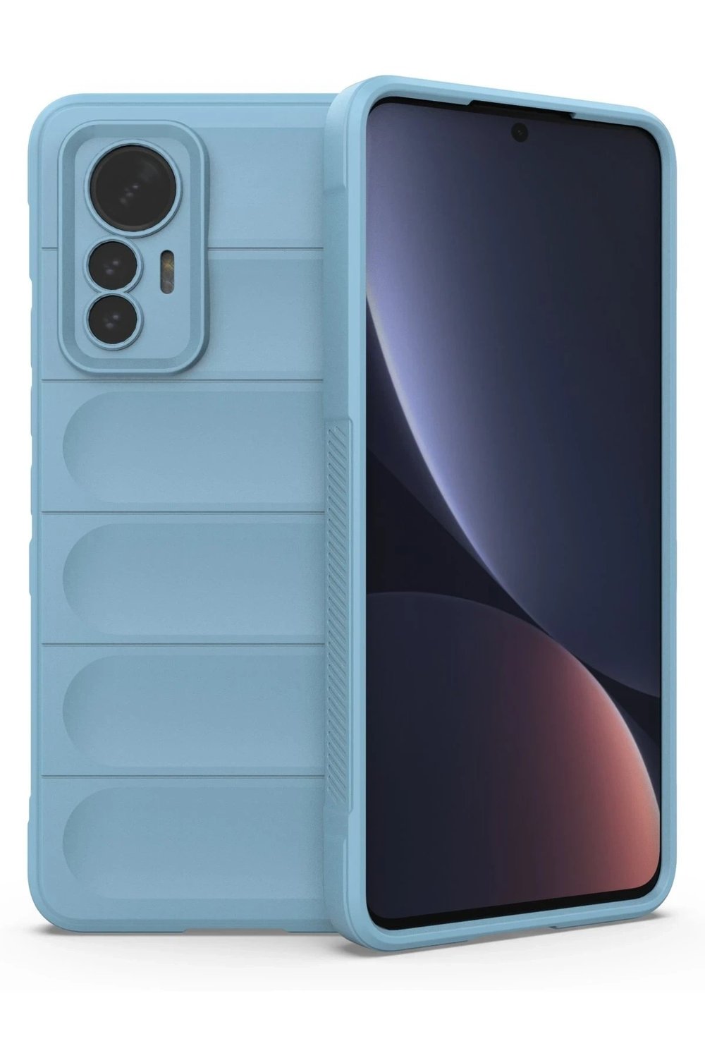Mey İthalat®   Mi 12 Lite Kılıf Optimum Silikon - Sky Blue