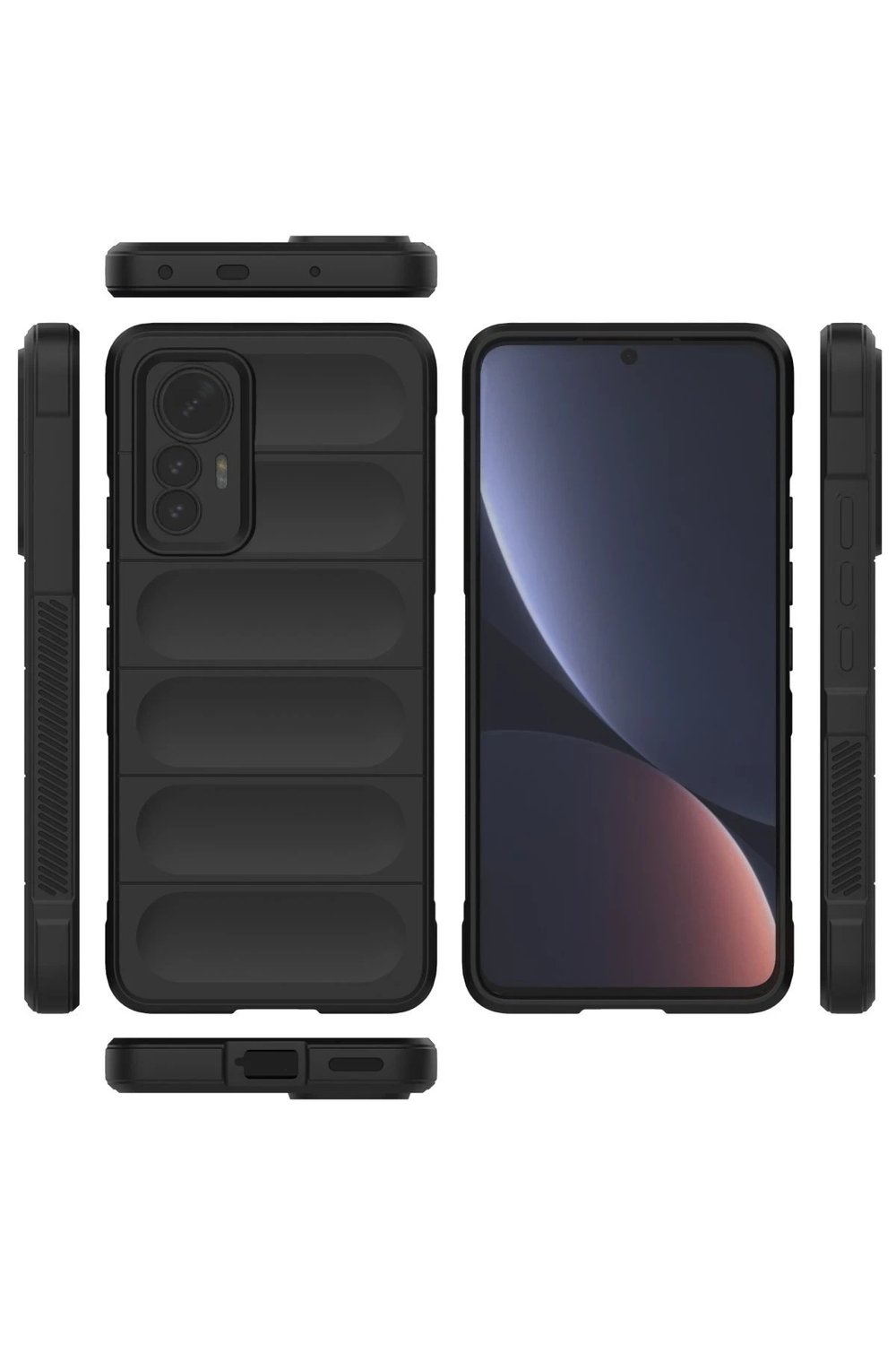 Mey İthalat®   Mi 12 Lite Kılıf Optimum Silikon - Siyah