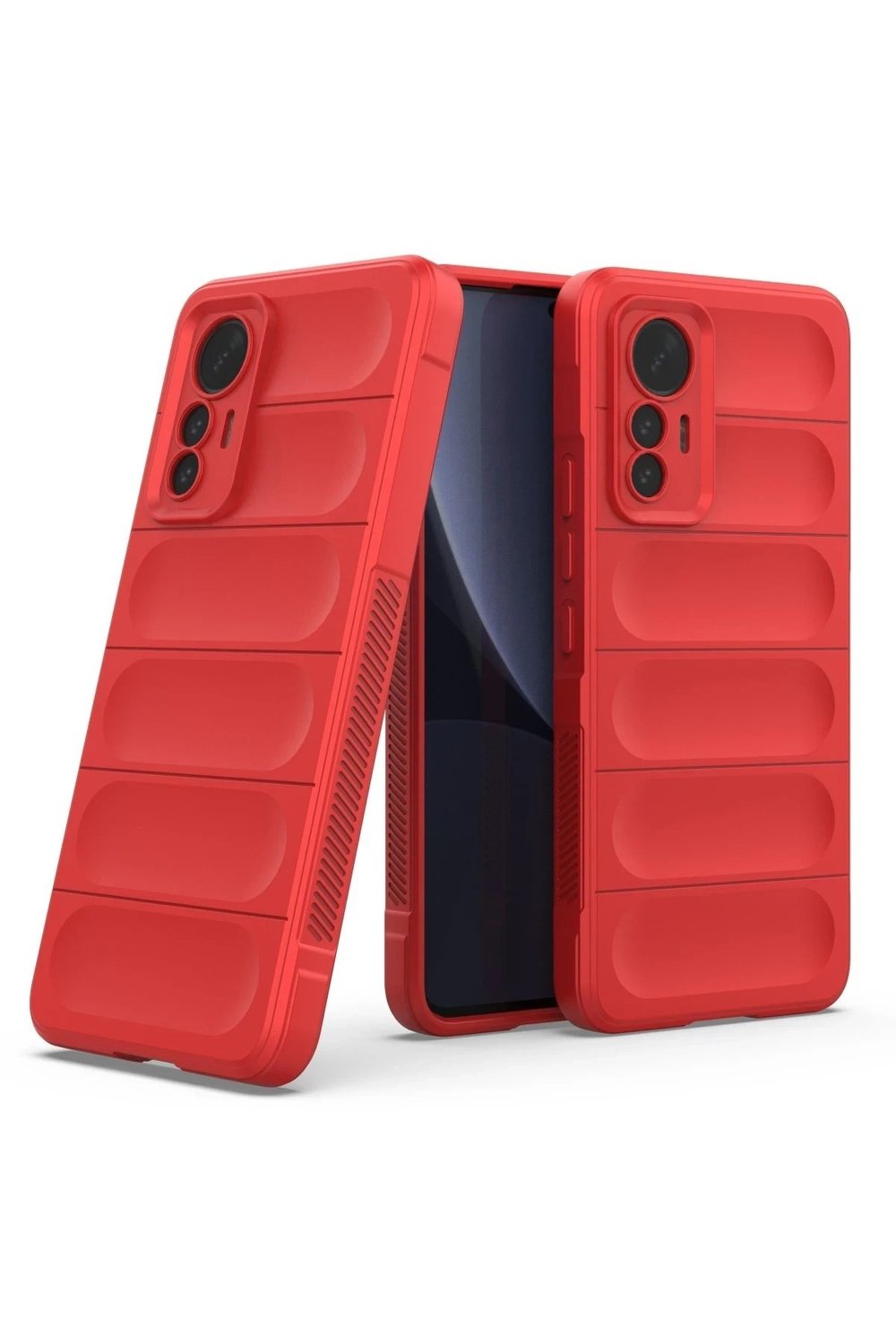 Mey İthalat®   Mi 12 Lite Kılıf Optimum Silikon - Kırmızı