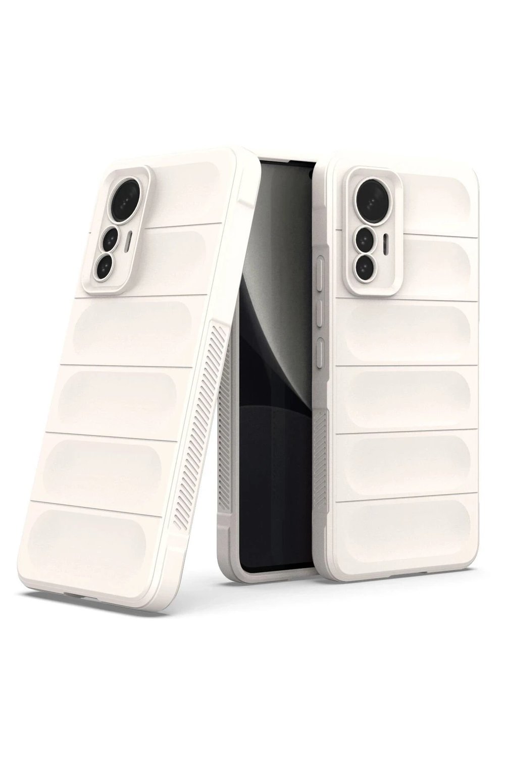 Mey İthalat®   Mi 12 Lite Kılıf Optimum Silikon - Krem