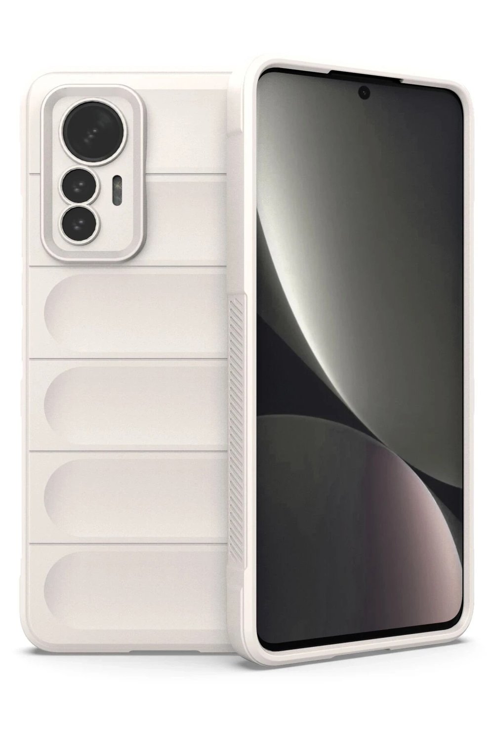 Mey İthalat®   Mi 12 Lite Kılıf Optimum Silikon - Krem