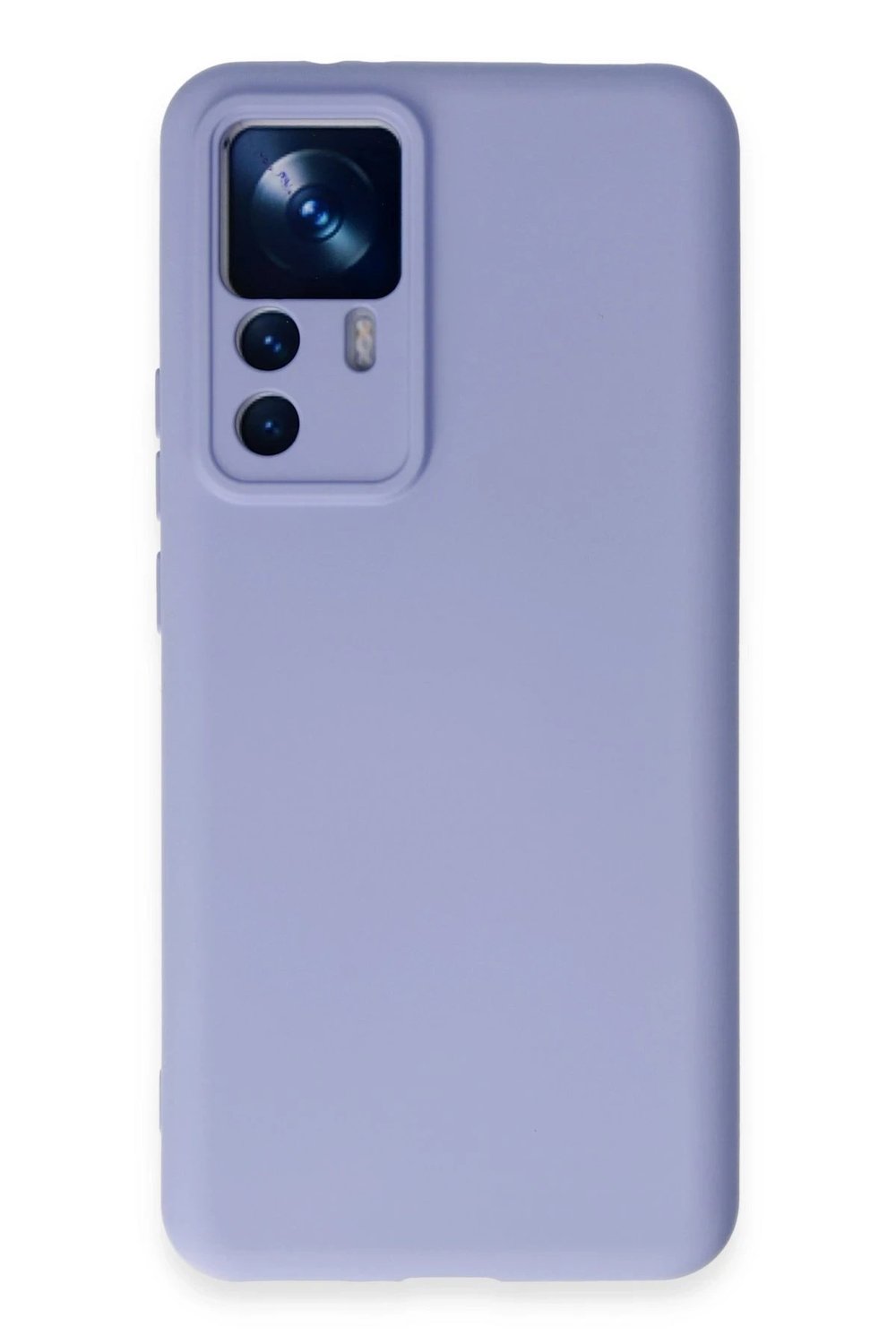 Mey İthalat®   Mi 12T Pro Kılıf Nano içi Kadife Silikon - Lila