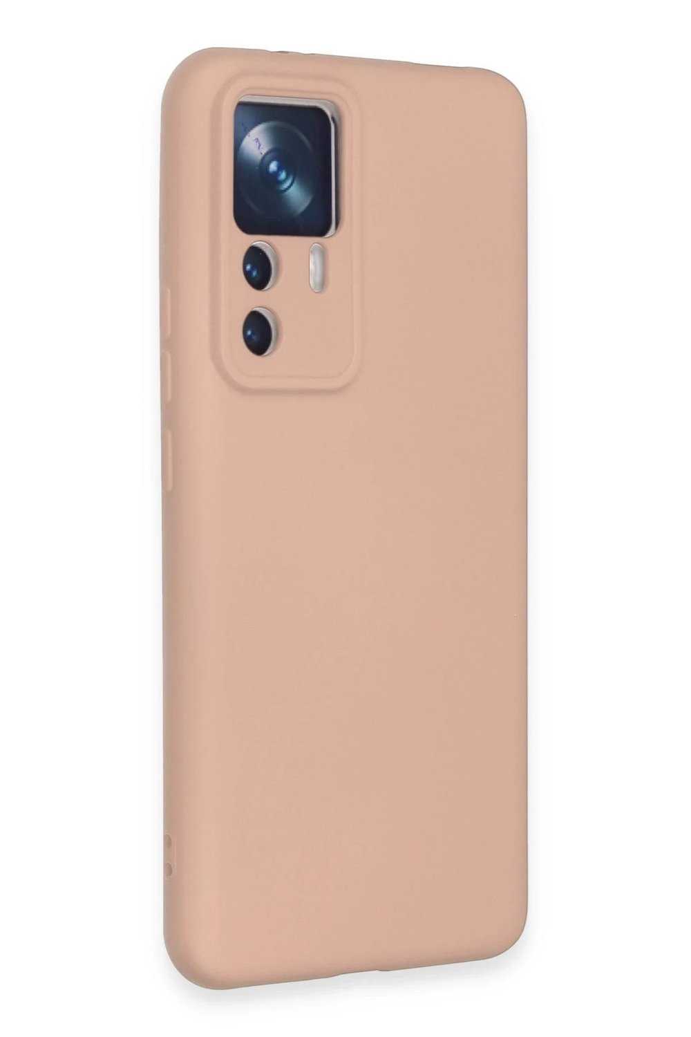 Mey İthalat®   Mi 12T Pro Kılıf Nano içi Kadife Silikon - Pudra