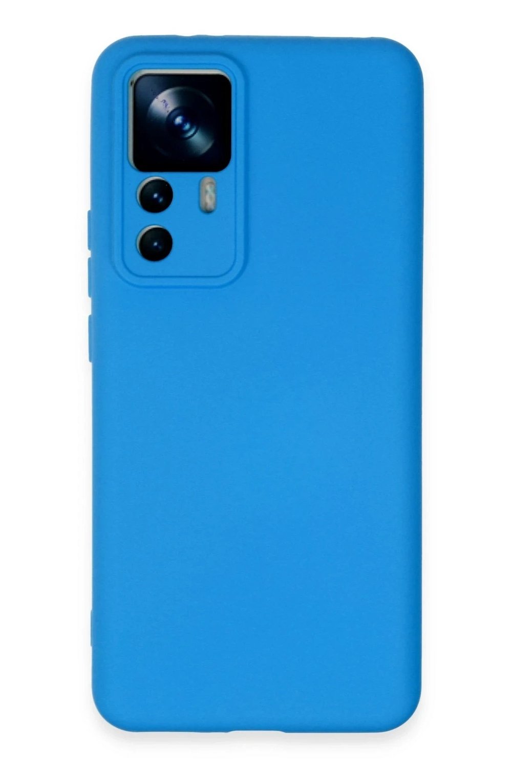 Mey İthalat®   Mi 12T Pro Kılıf Nano içi Kadife Silikon - Mavi