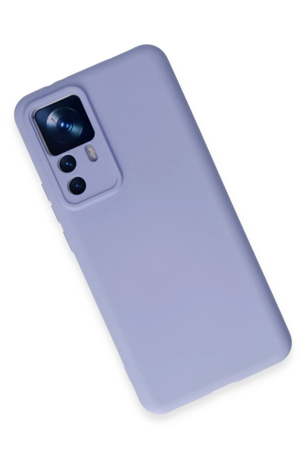 Mey İthalat®   Mi 12T Pro Kılıf Nano içi Kadife Silikon - Lila