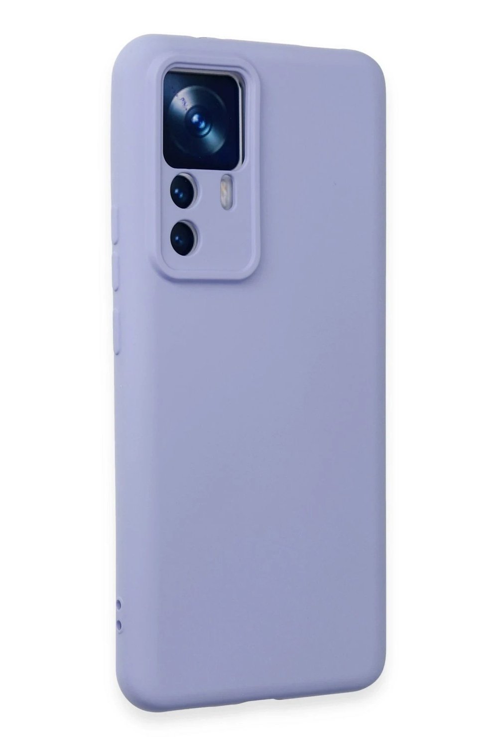Mey İthalat®   Mi 12T Pro Kılıf Nano içi Kadife Silikon - Lila