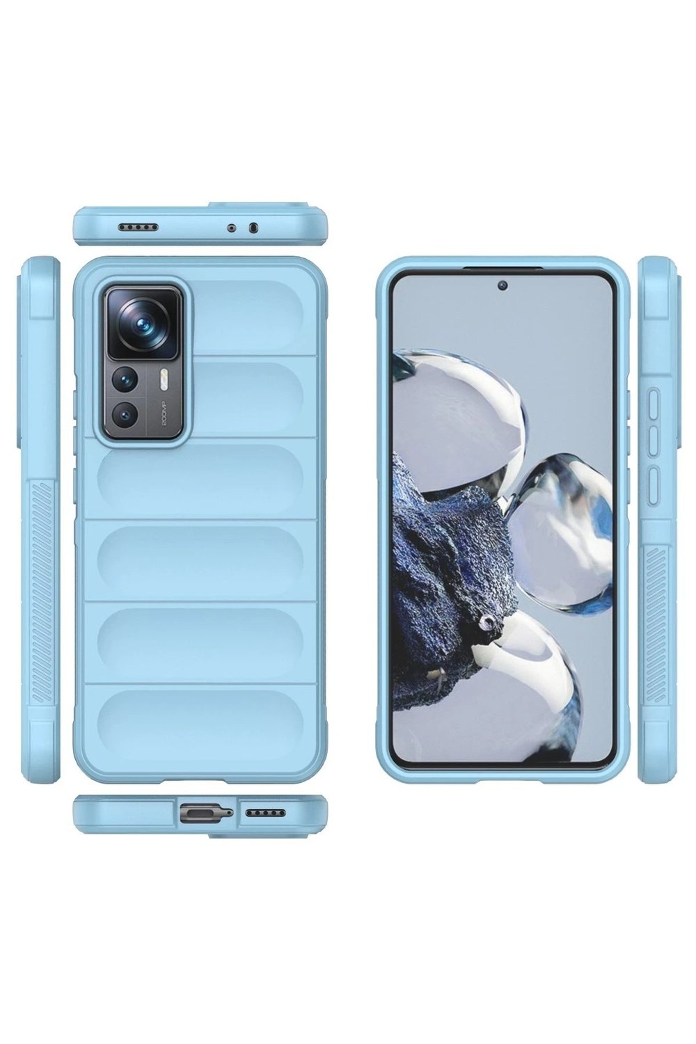 Mey İthalat®   Mi 12T Pro Kılıf Optimum Silikon - Sky Blue