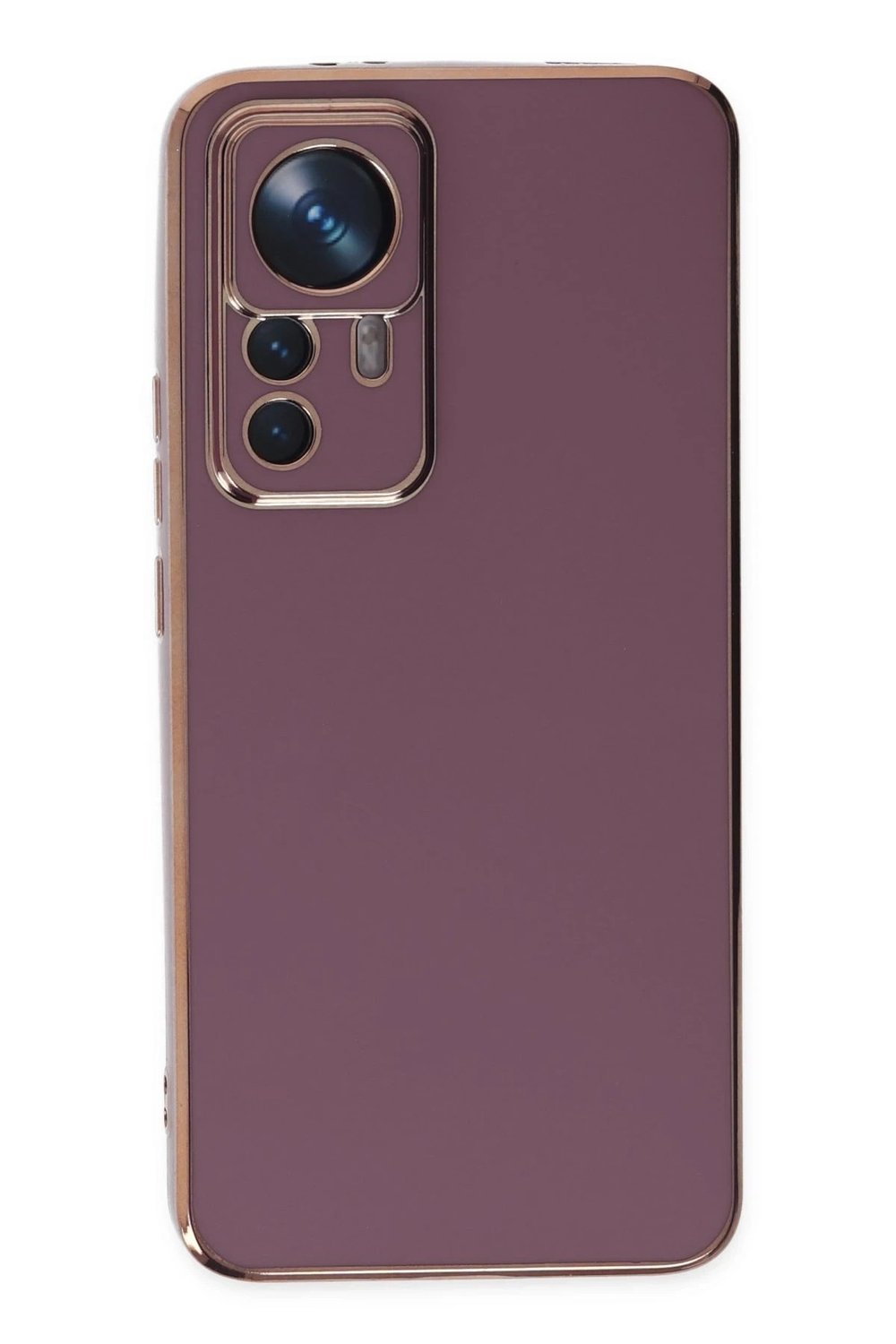 Mey İthalat®   Mi 12T Pro Kılıf Volet Silikon - Mor