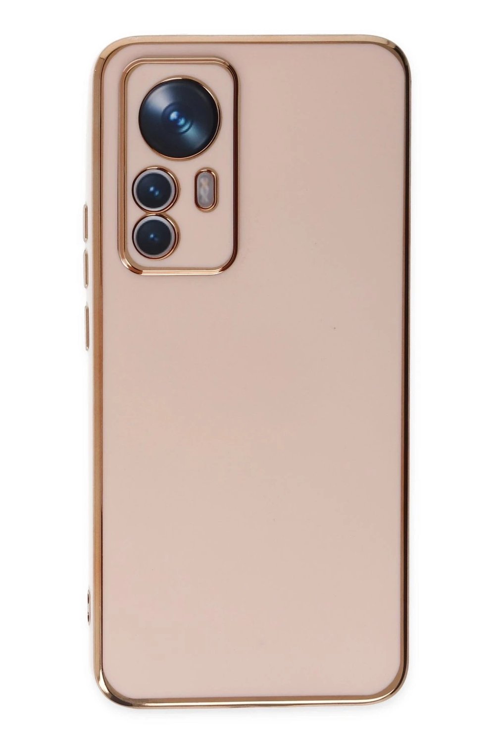 Mey İthalat®   Mi 12T Pro Kılıf Volet Silikon - Pembe