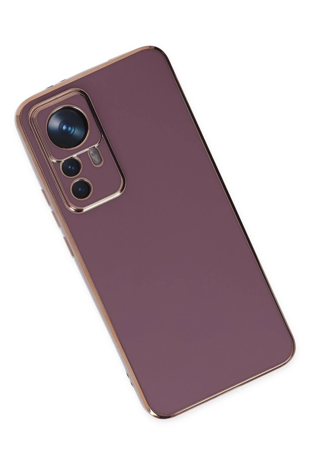Mey İthalat®   Mi 12T Pro Kılıf Volet Silikon - Mor
