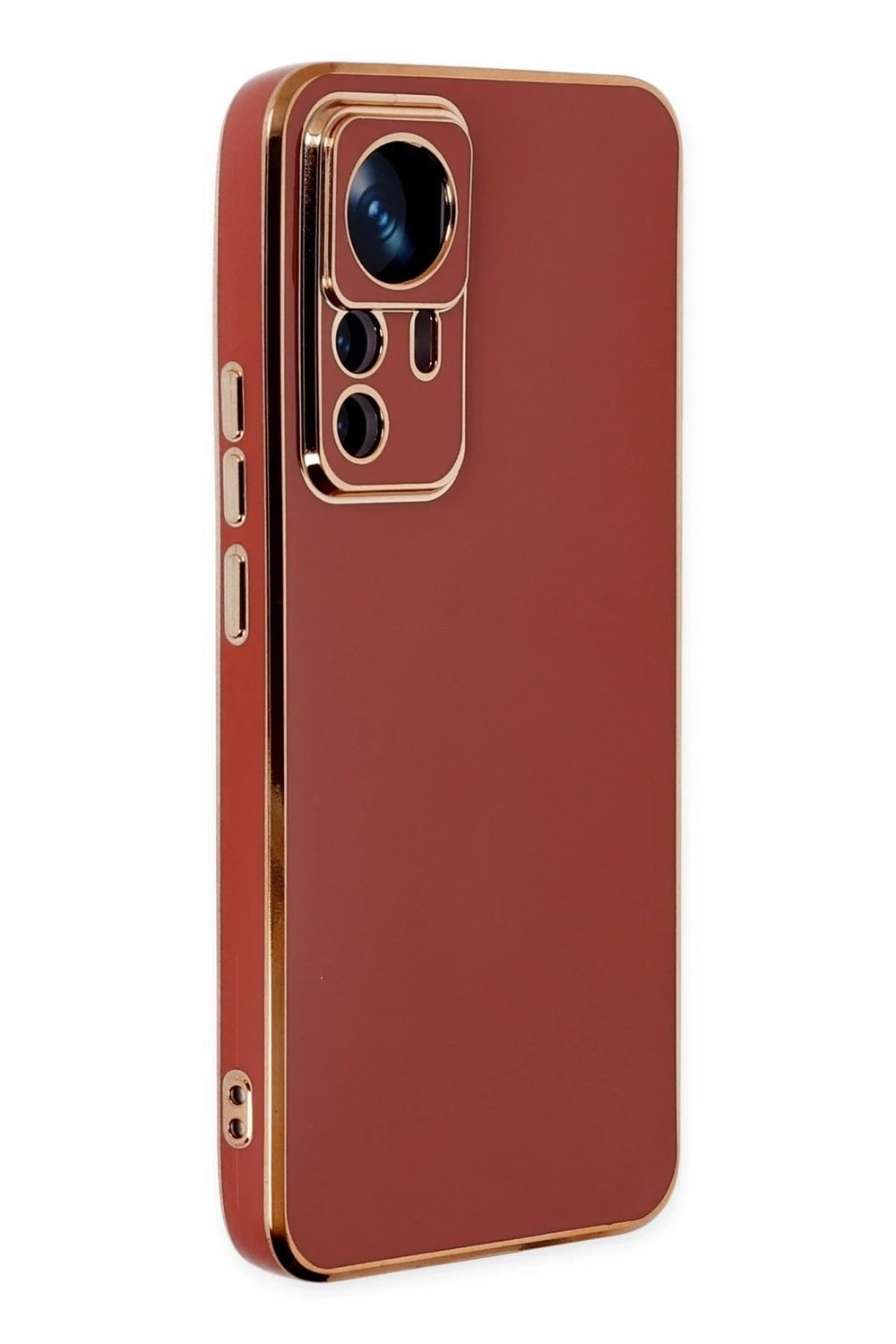 Mey İthalat®   Mi 12T Pro Kılıf Volet Silikon - Kırmızı