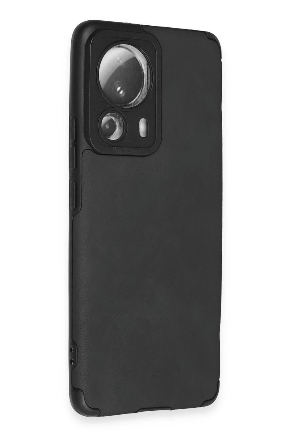 Mey İthalat®   Mi 13 Lite Kılıf Loop Deri Silikon - Siyah