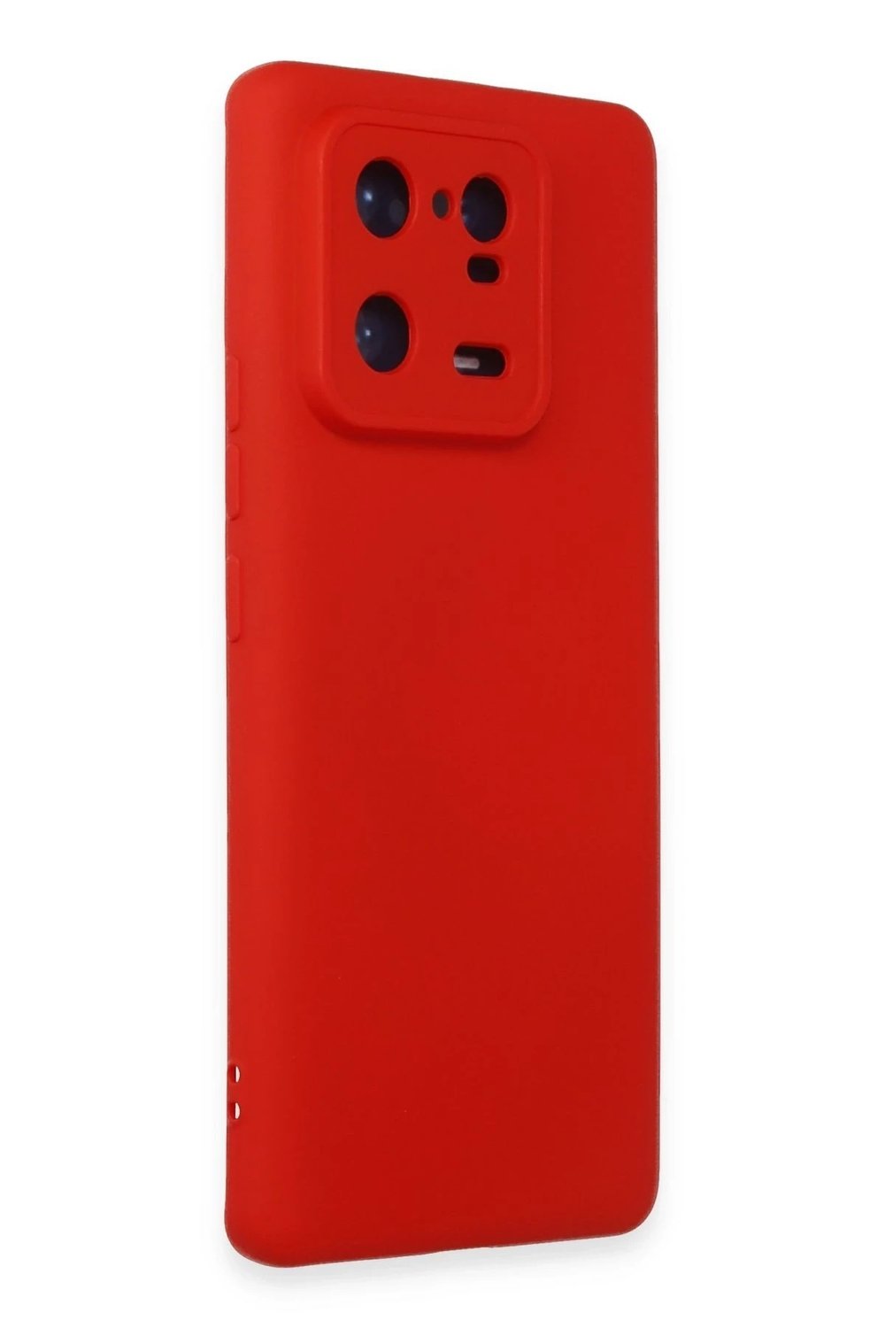 Mey İthalat®   Mi 13 Pro Kılıf Nano içi Kadife Silikon - Kırmızı