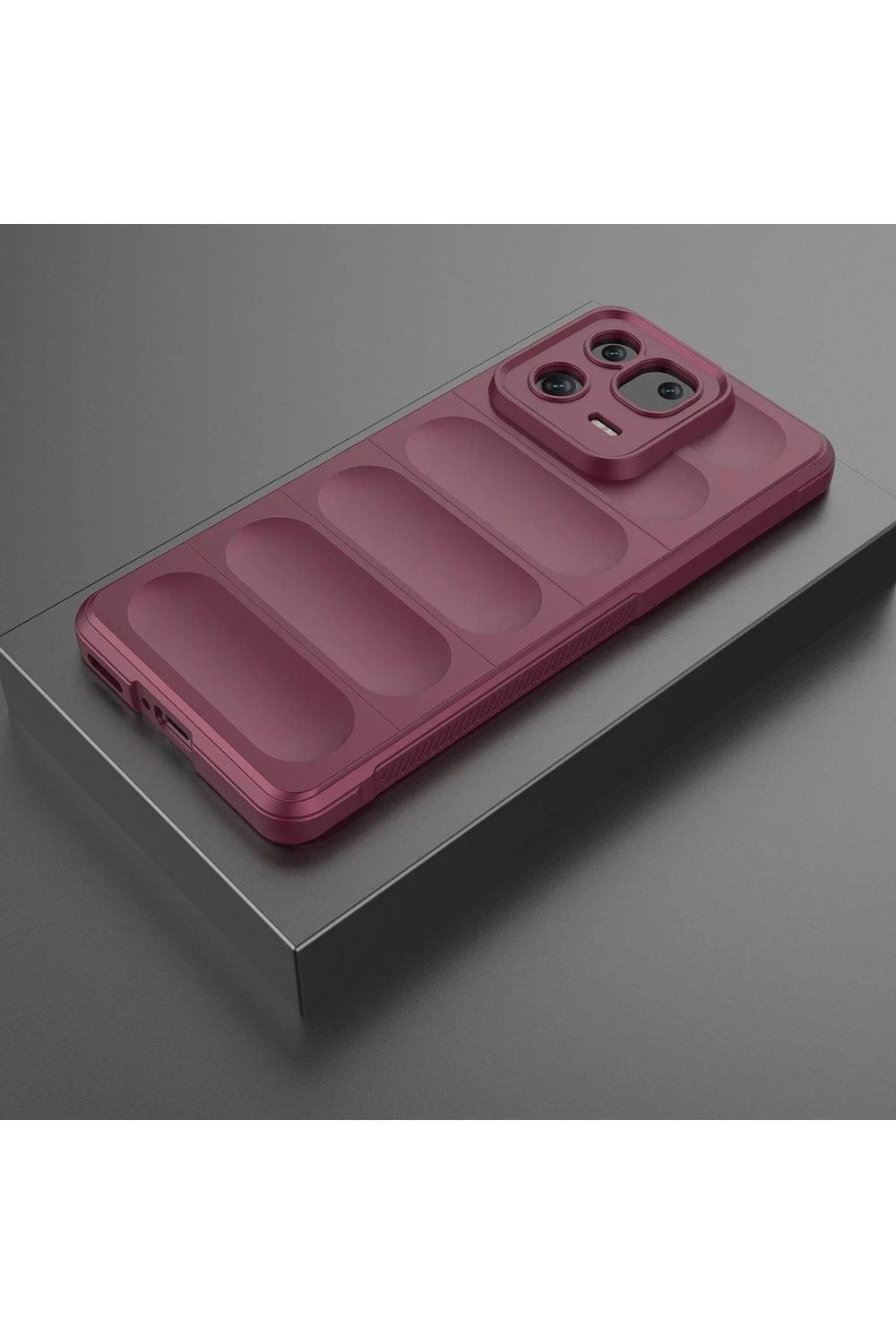 Mey İthalat®   Mi 13 Pro Kılıf Optimum Silikon - Bordo