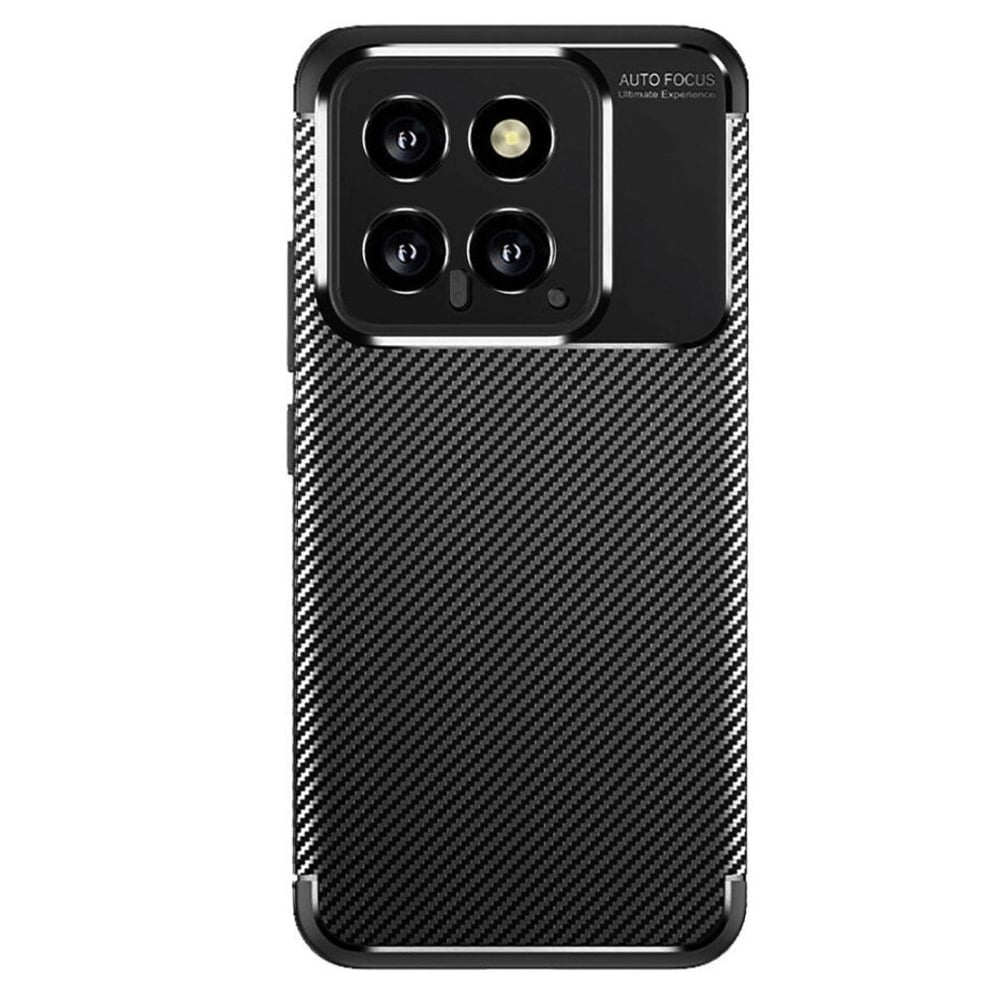 Mey İthalat®   Mi 14T Kılıf Auto Focus Karbon Kapak - Siyah