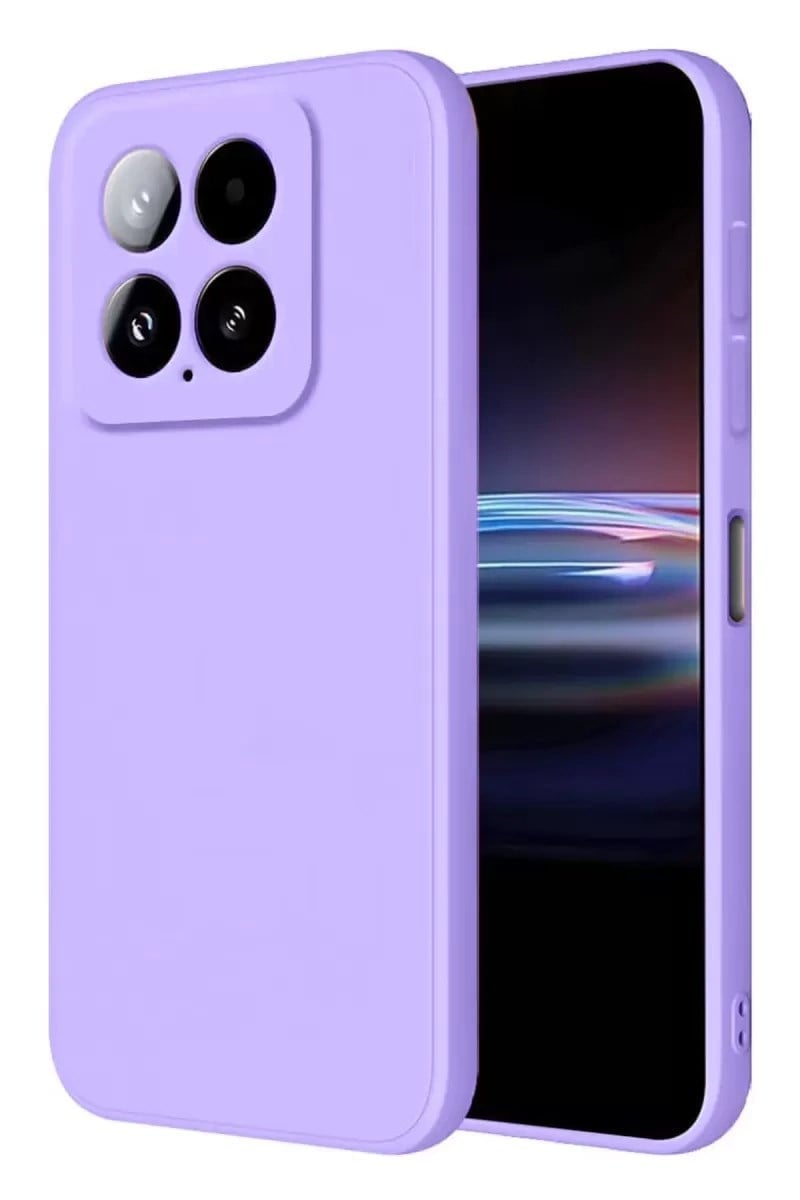 Mey İthalat®   Mi 14T Pro Kılıf Nano içi Kadife Silikon - Lila