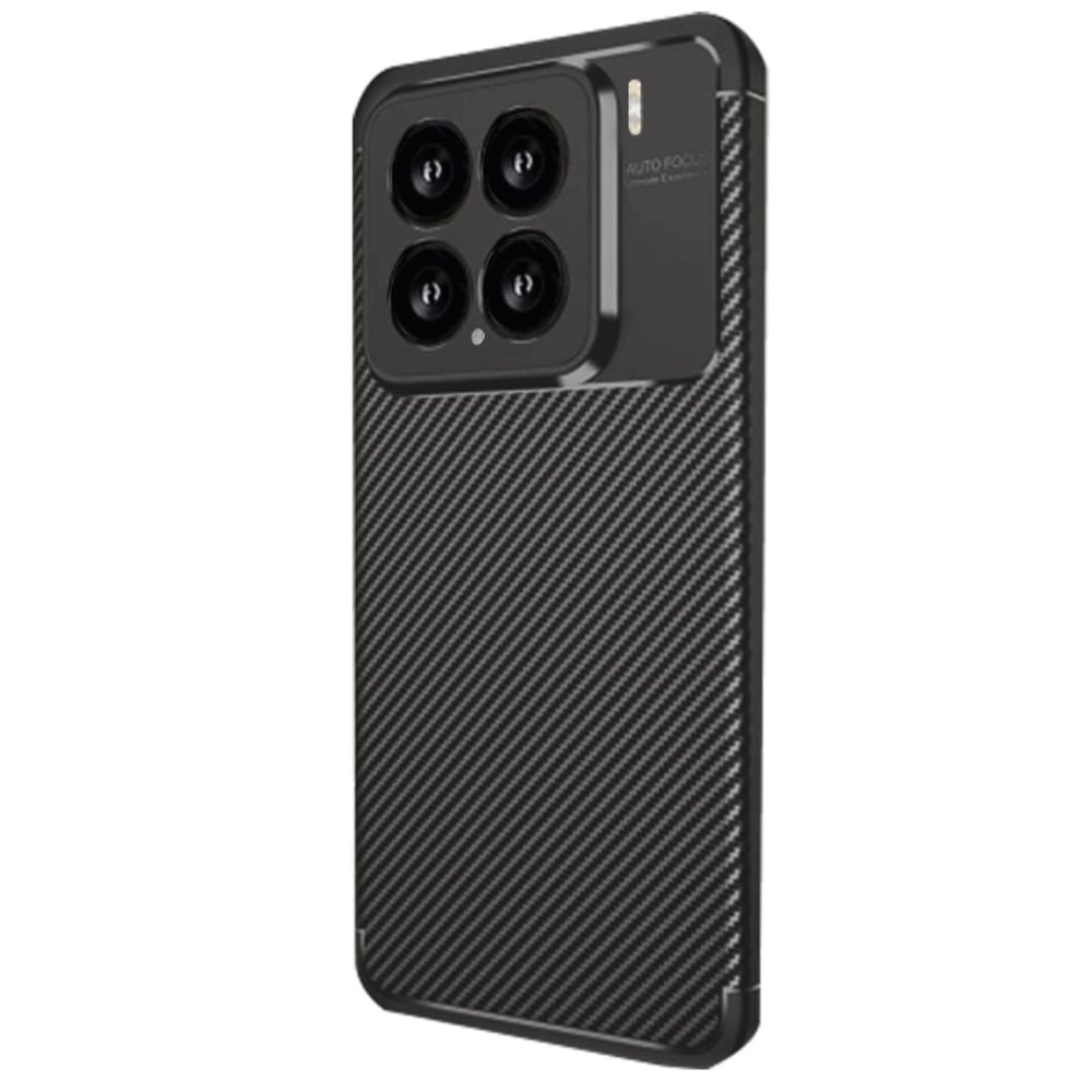 Mey İthalat®   Mi 15 Kılıf Auto Focus Karbon Kapak - Siyah