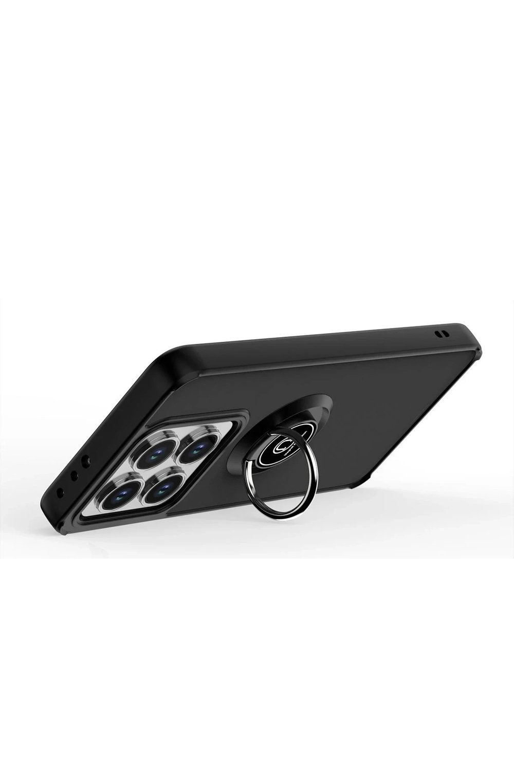 Mey İthalat®   Mi 15 Pro Kılıf Montreal Yüzüklü Silikon Kapak - Kırmızı