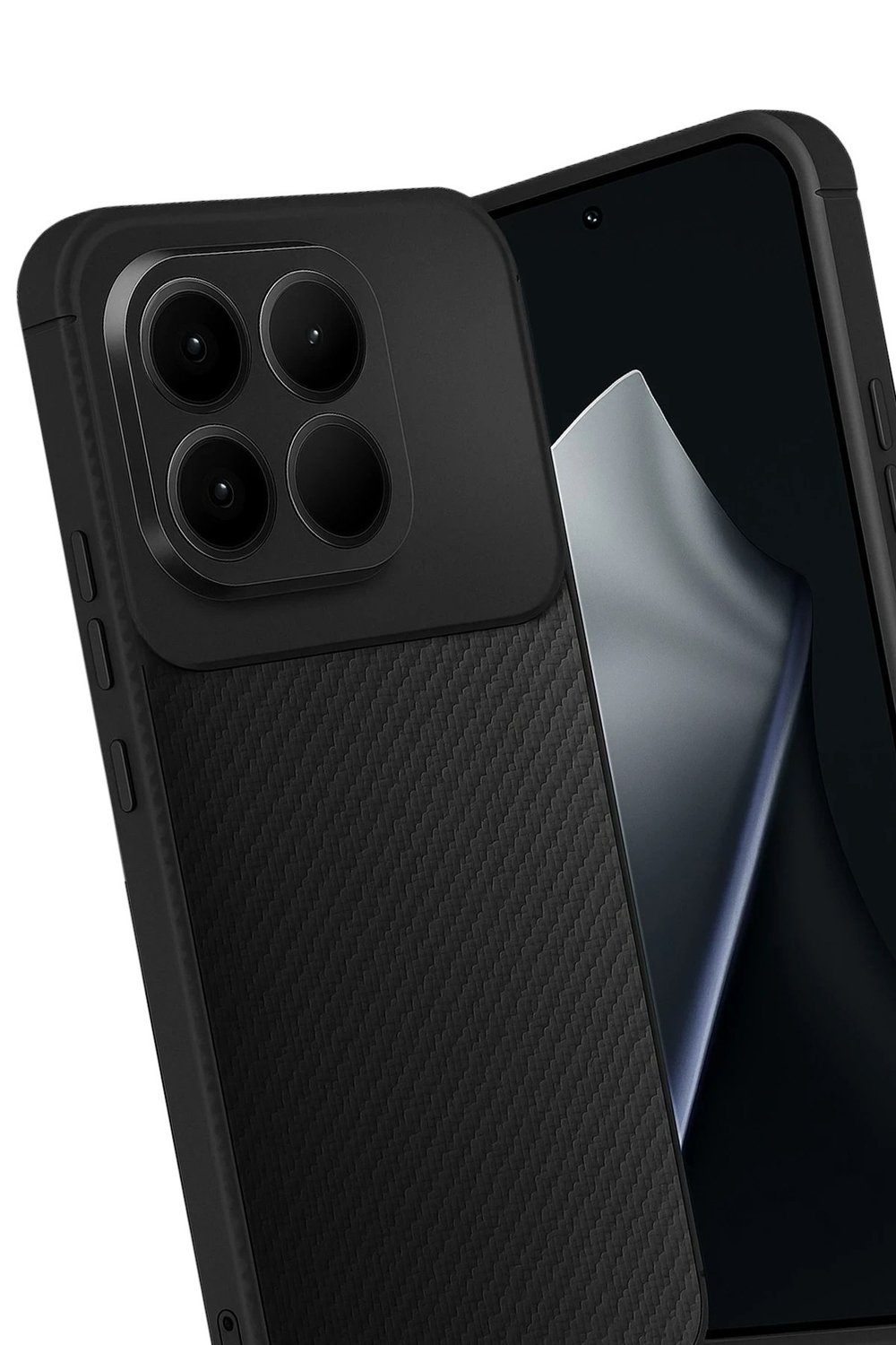 Mey İthalat®   Mi 15T Auto Focus Karbon Kapak - Siyah