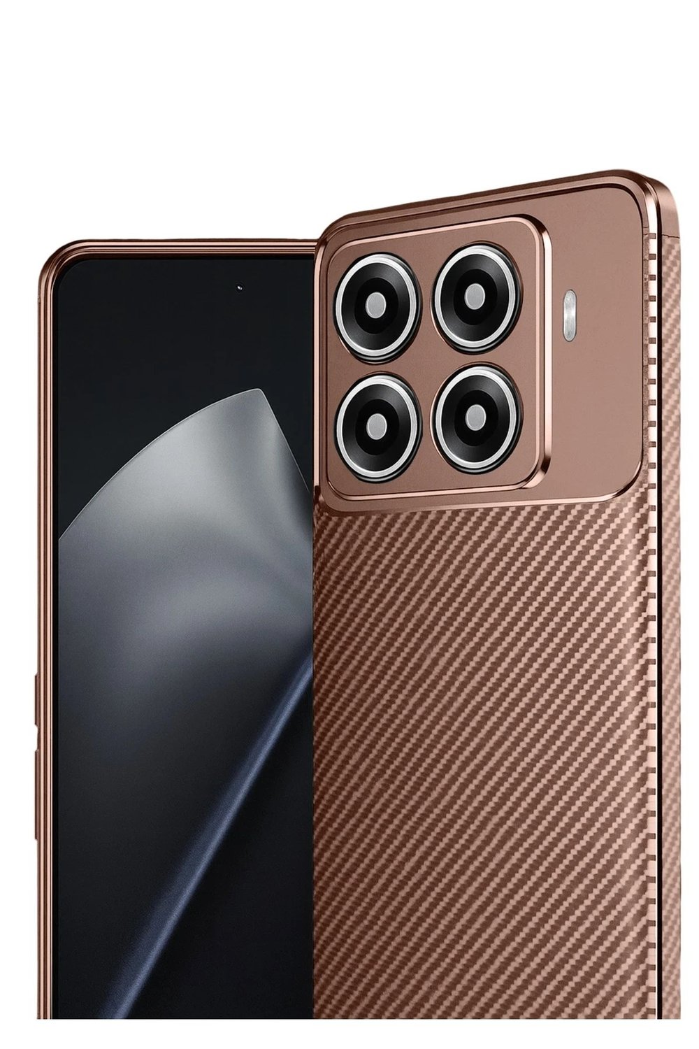 Mey İthalat®   Mi 15T Pro Auto Focus Karbon Kapak - Kahverengi