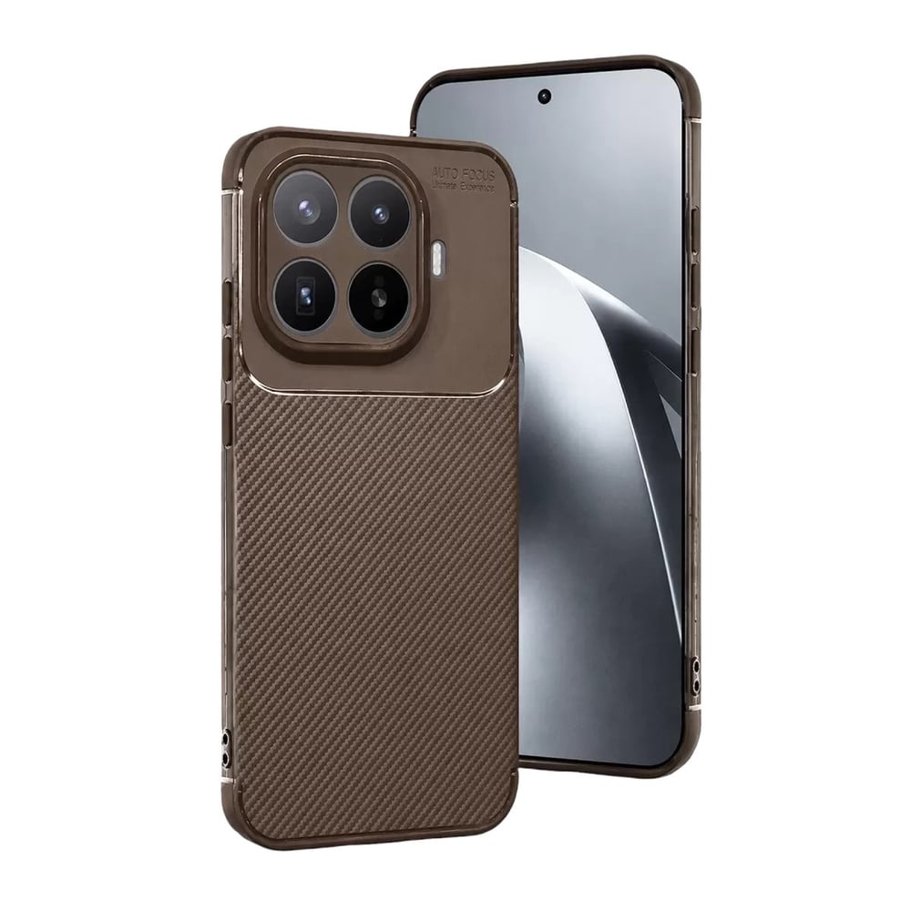 Mey İthalat®   Mi 17T Pro Auto Focus Karbon Kapak - Kahverengi
