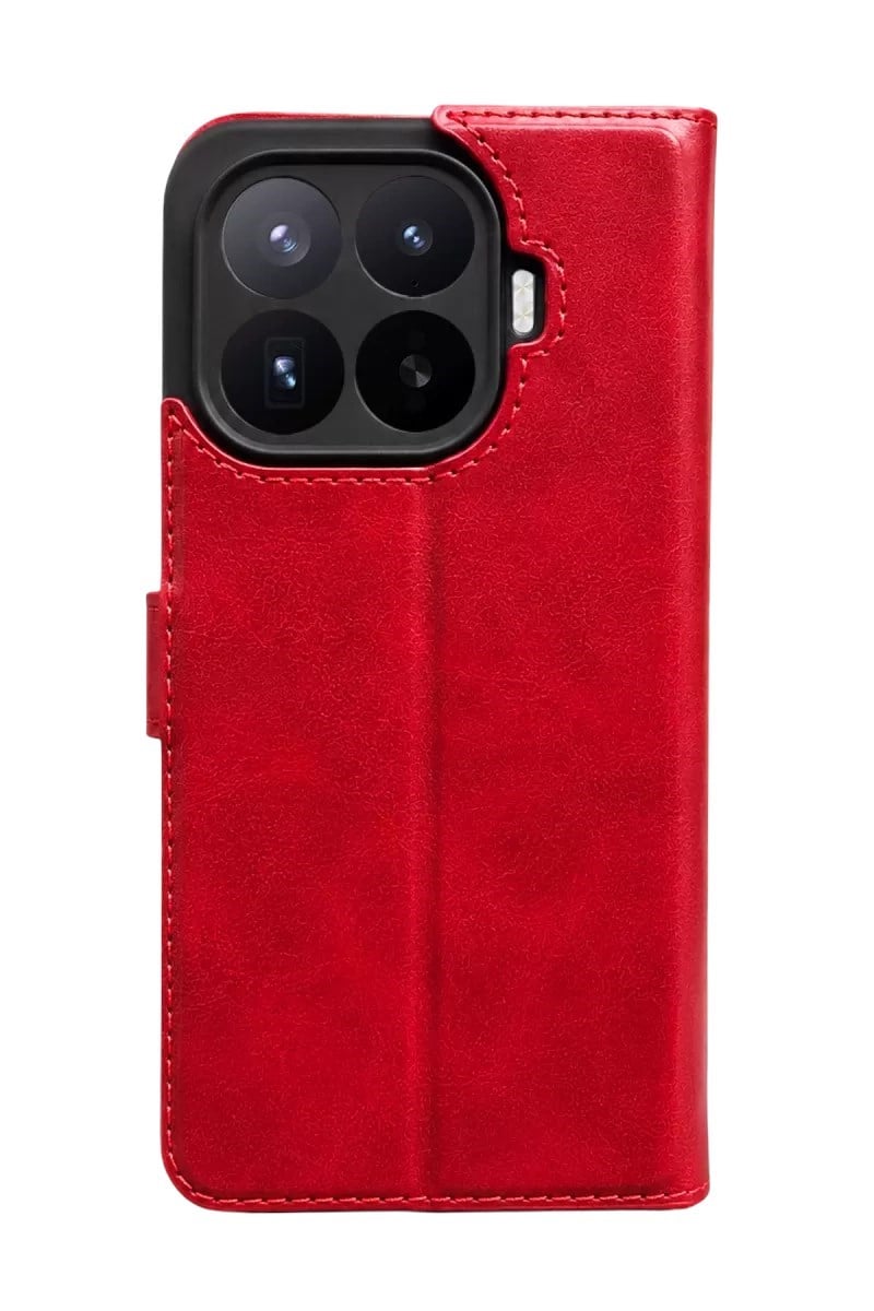 Mey İthalat®   Mi 17T Pro Trend S Plus Kapaklı Kılıf - Kırmızı
