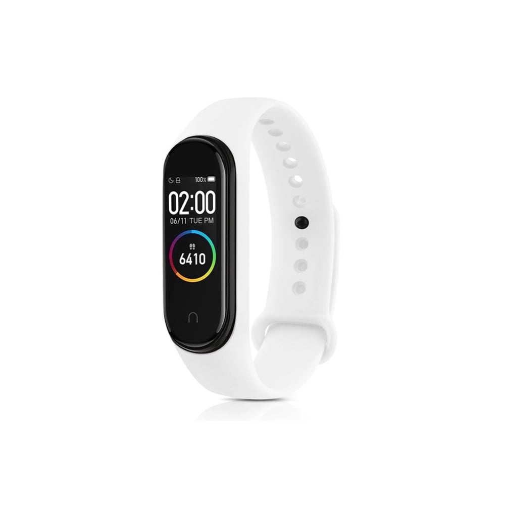 Mey İthalat®   Mi Band 4 Klasik Kordon - Beyaz