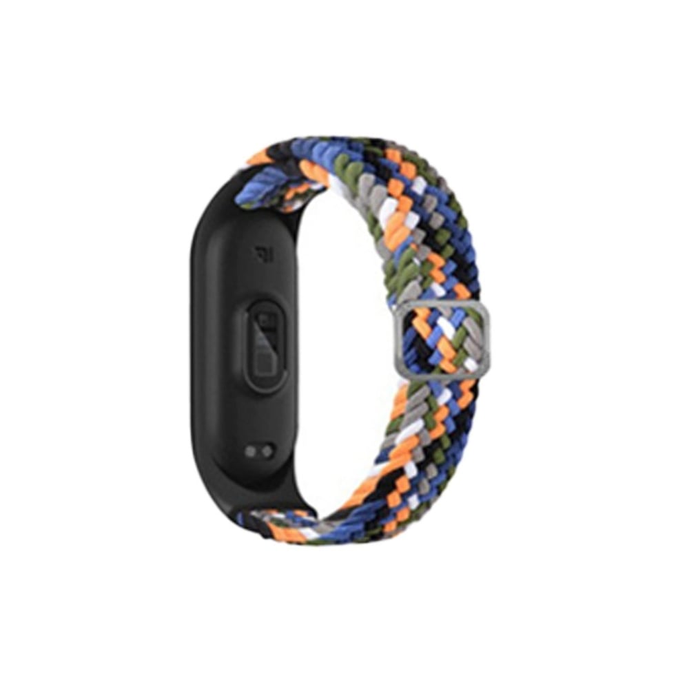 Mey İthalat®   Mi Band 6 Star Kordon - Gri-Turuncu