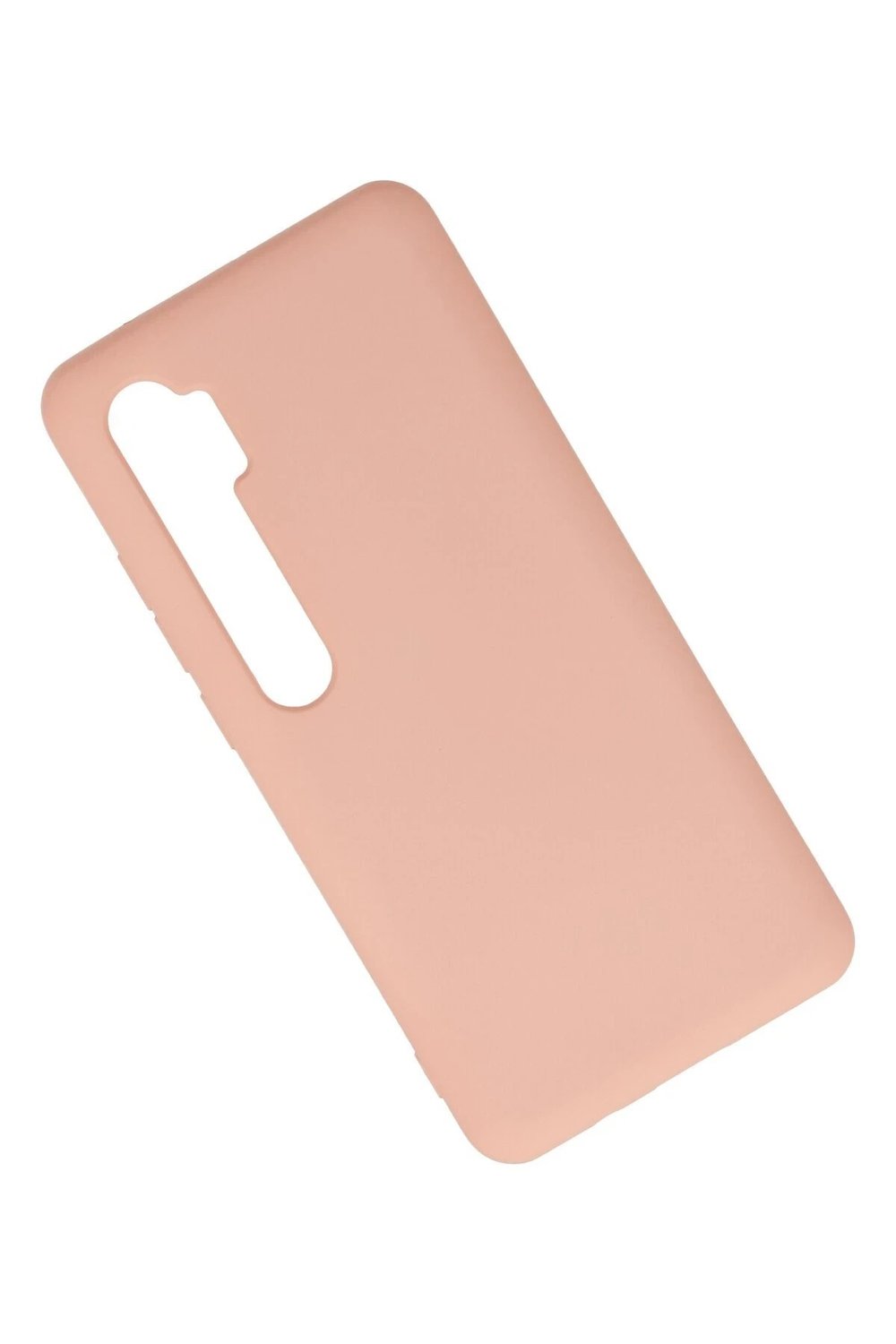 Mey İthalat®   Mi Note 10 Lite Kılıf Nano içi Kadife Silikon - Pudra