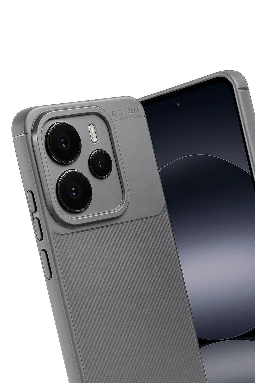 Mey İthalat®   Note 14 5G Auto Focus Karbon Kapak - Gri
