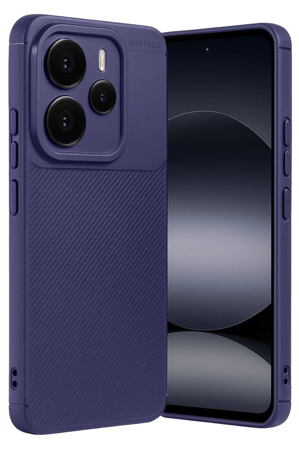 Mey İthalat®   Note 14 5G Auto Focus Karbon Kapak - Lacivert