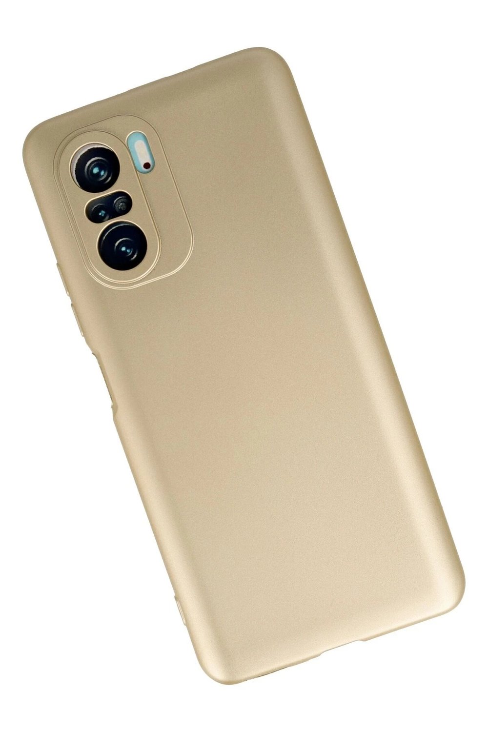 Mey İthalat®   Poco F3 Kılıf First Silikon - Gold