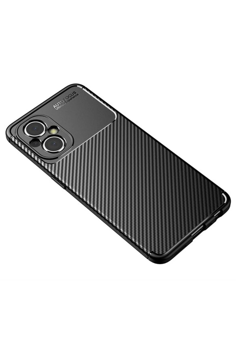 Mey İthalat®   Poco M5 Kılıf Auto Focus Karbon Kapak - Siyah