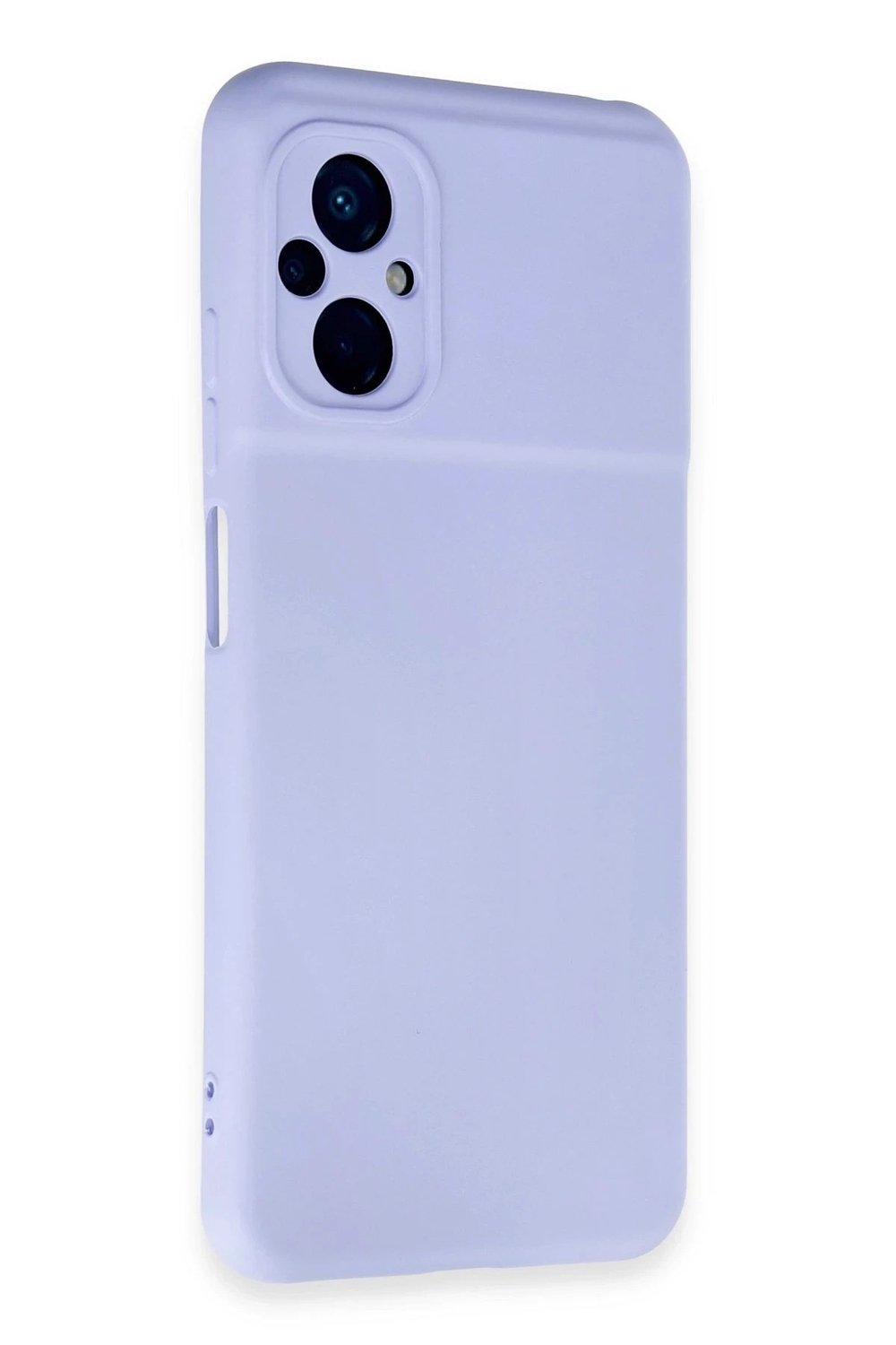 Mey İthalat®   Poco M5 Kılıf Nano içi Kadife Silikon - Lila